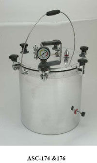 Portable Vertical Autoclave Single Drum Aluminum