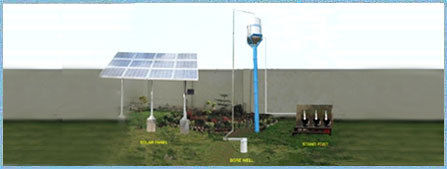 Submersible Solar Water Pump - Eco-Friendly Solar-Powered Water Supply System | Ideal for Remote Villages, No Operational Costs, Direct Water Delivery to Overhead Tank