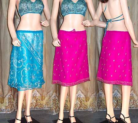 Ladies Embroidered Short Skirts