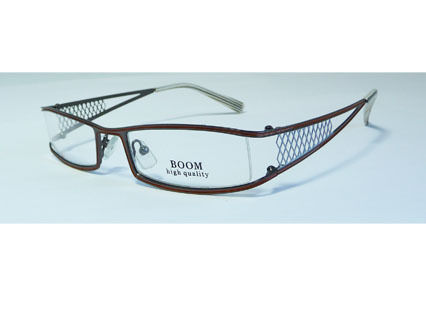 Brown Steel Material Optical Frame