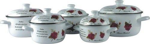 5 Pcs Casserole Set Size: 16/18/20/22/24Cm