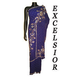 Crepe Embroidered Party Sarees