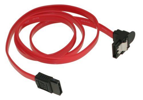 Red Sata And Data Cables