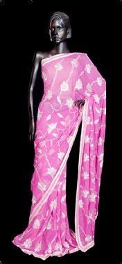 Sequence Work Georgette Saree