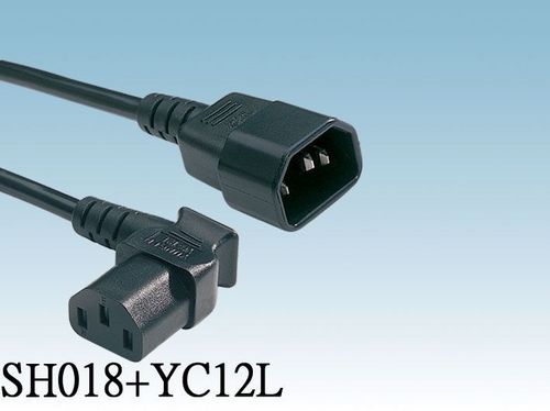 Black Europe Power Cords For Computers