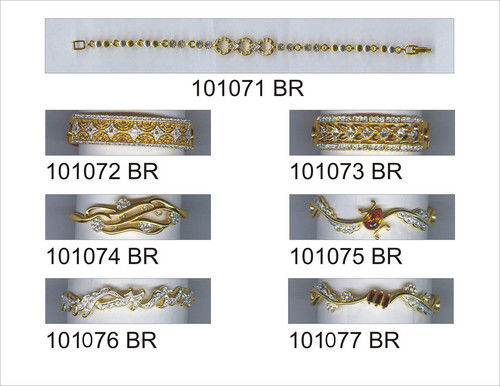 Gold Plated Diamond Bracelets