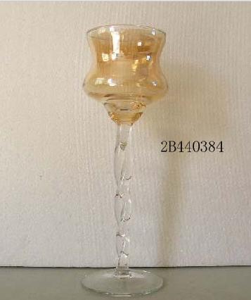 Stylish Glass Candle Holder Use: Ceremony Or Party Decoration