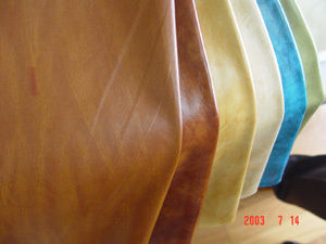 Colored PU Leather Sheet
