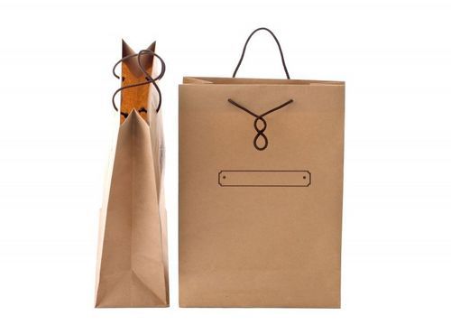 Brown Handmade Paper Shopping Bag