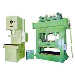 Hydraulic Deep Drawing Press - 1000 Ton Capacity, Fully Automatic PLC Control, Green Finish, Precision Gunmetal Guides, Super Finished RAM, Ideal for Punching and Shearing