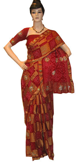 Bandhej Sarees