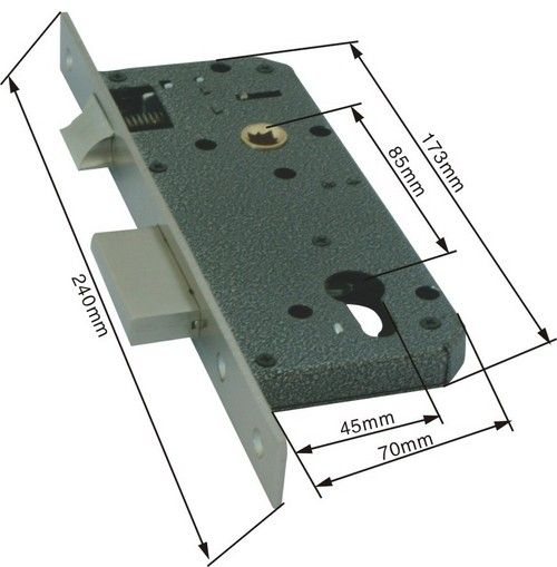 High Material Strength Door Lock Body