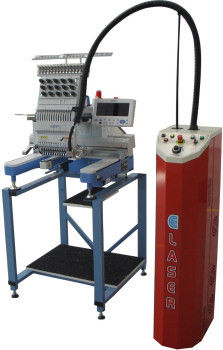 E.Laser-CO2 Laser Machine For Applique Cutting on Embroidery Machine Frame