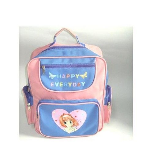 Pink-Blue Light Weighted School Bag