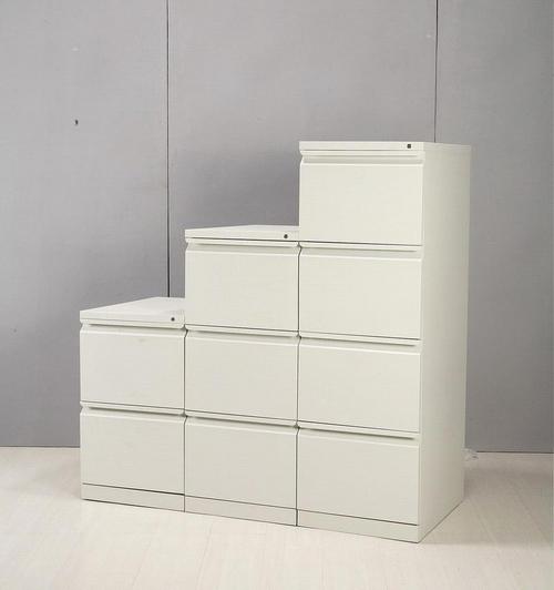 White Rust Resistance Metal File Cabinet