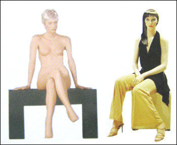 Sitting Women Fashion Mannequins