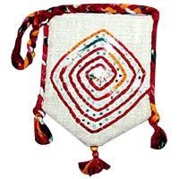 White u Shaped Jute Bags