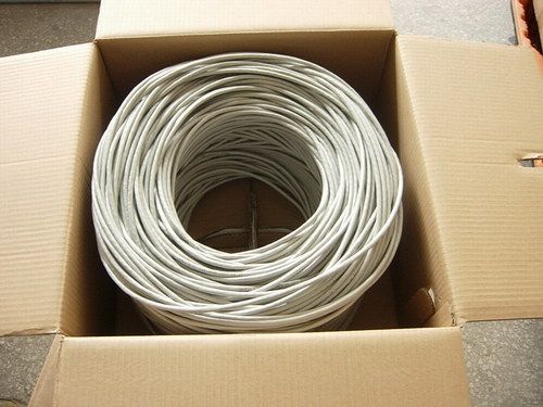 White Cat6 Utp Networking Cable