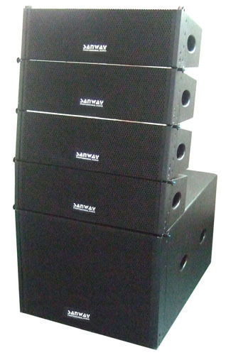 Active Line Array Speaker Cabinet Material: 18Mm High Intensity Plywood