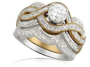 White Gold Bridal Finger Rings