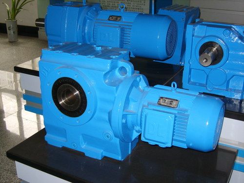 Blue High Voltage Gear Motors