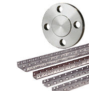 Silver Steel Blinds Flanges For Pipes