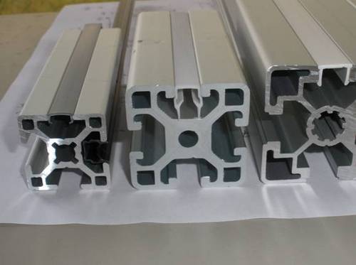 Silver T-Slot Cover Extruded Profiles