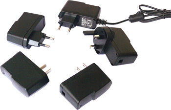 Black 12W Series Ac/Dc Adapter