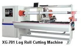 White Nice Log Roll Cutting Machine