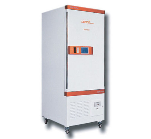 White Wheel Base Blood Bank Refrigerator