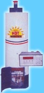 White-Blue Automatic Gas Fired Water Heater