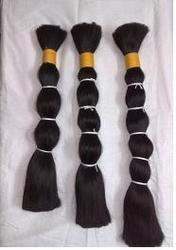 Double Drawn Human Hair - 100% Tangle Free, 6 to 26 Inches, Thick and Durable, Customizable in Natural Colors