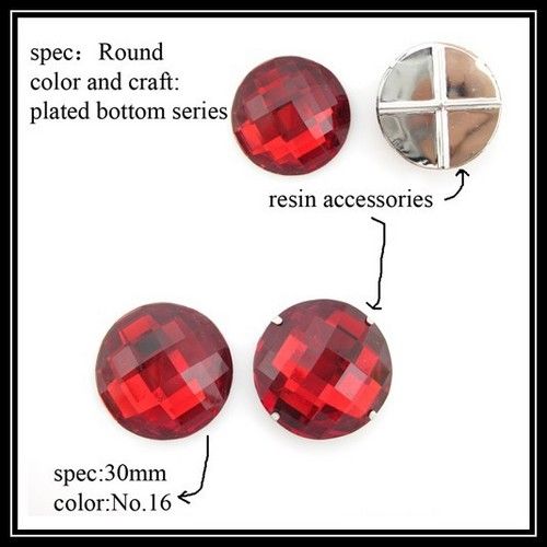 Round Shape Resin Buttons