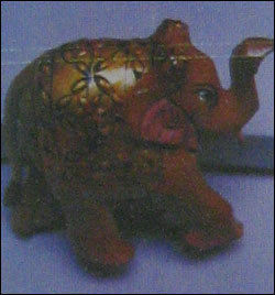 Wooden Elephant Sculpture