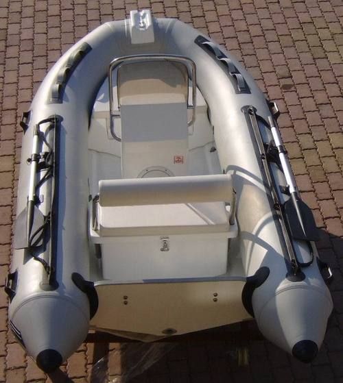 Grey Color Rigid Inflatable Boat Length: 350  Centimeter (Cm)