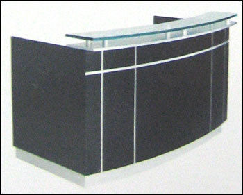 Modern Outlook Reception Desk No Assembly Required