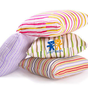 Polyester Rainbow Color Printed Pillow