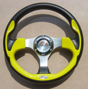 Yellow Color Steering Wheel Size: Various Sizes Available