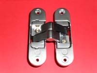 Silver 3D Invisible Door Hinge