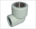 White Color Ppr Female Elbow Size: 20-110Mm