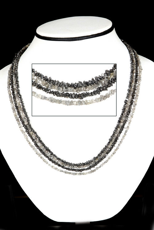 Diamond Beaded Necklace