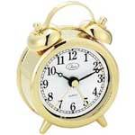 Light Yellow Analog Display Alarm Clock