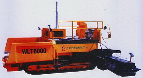 Orange Asphalt And Soil Cement Paver Machine