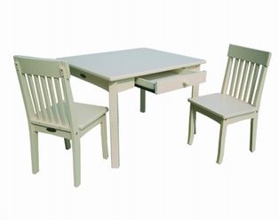 Wooden Table And Chair For Children'S