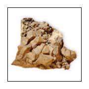 Brown Color Feldspar Lump