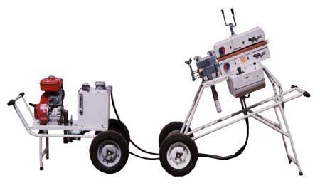 White High Efficiency Cable Blowing Machine