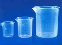 Light Weighted Plastic Beakers Application: Laboratories