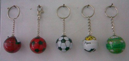 Various Colors Available Decoration Ball Key Chain