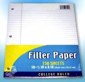 Filler Paper