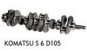 Komatsu S6 D125 Crank Shaft